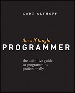 جلد سخت سیاه و سفید_کتاب The Self-Taught Programmer: The Definitive Guide to Programming Professionally
