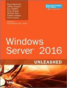 جلد معمولی سیاه و سفید_کتاب Windows Server 2016 Unleashed