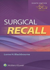 جلد سخت رنگی_کتاب Surgical Recall Eighth, North American Edition 2018