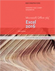 جلد معمولی سیاه و سفید_کتاب New Perspectives Microsoft Office 365 & Excel 2016: Intermediate