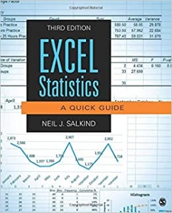 جلد سخت رنگی_کتاب Excel Statistics: A Quick Guide