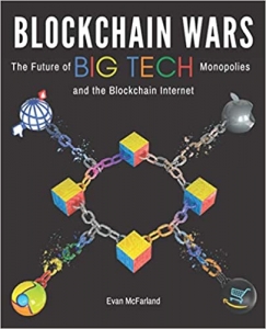 جلد سخت سیاه و سفید_کتاب Blockchain Wars: The Future of Big Tech Monopolies and the Blockchain Internet
