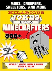 جلد سخت رنگی_کتاب Hilarious Jokes for Minecrafters: Mobs, Creepers, Skeletons, and More