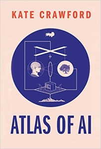 جلد سخت سیاه و سفید_کتاب Atlas of AI: Power, Politics, and the Planetary Costs of Artificial Intelligence