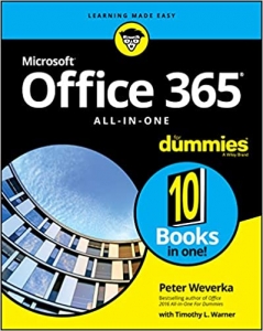 جلد معمولی سیاه و سفید_کتاب Office 365 All-in-One For Dummies