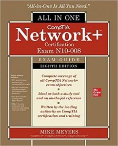 جلد معمولی سیاه و سفید_کتاب CompTIA Network+ Certification All-in-One Exam Guide, Eighth Edition (Exam N10-008) (Comptia Network + All-in-one Exam Guide)