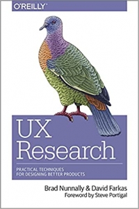 جلد سخت رنگی_کتاب UX Research: Practical Techniques for Designing Better Products