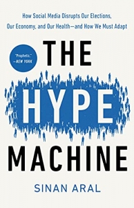جلد معمولی سیاه و سفید_کتاب The Hype Machine: How Social Media Disrupts Our Elections, Our Economy, and Our Health--and How We Must Adapt