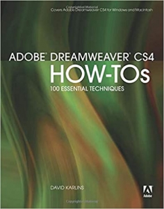 کتاب Adobe Dreamweaver CS4 HowTos: 100 Essential Techniques