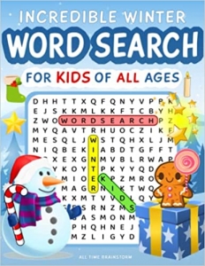 کتاب Incredible Winter Word Search: Funny 1500 Words for Kids of All Ages (❄️ winter edition ❄️)