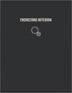 کتابProfessional Engineering Notebook: Graph Paper Notebook Quad Ruled 5x5 for Engineering Students | 120 Numbered Pages | 8.5 x 11 inches | Black