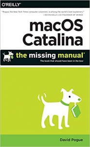 جلد سخت سیاه و سفید_کتاب macOS Catalina: The Missing Manual: The Book That Should Have Been in the Box 1st Edition