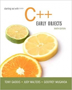 کتاب Starting Out with C++: Early Objects (9th Edition)