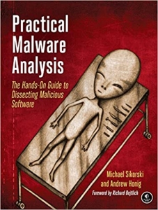 جلد معمولی سیاه و سفید_کتاب Practical Malware Analysis: The Hands-On Guide to Dissecting Malicious Software