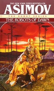جلد معمولی سیاه و سفید_کتاب The Robots of Dawn (The Robot Series Book 3)