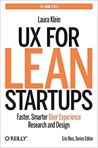 جلد معمولی سیاه و سفید_کتاب UX for Lean Startups: Faster, Smarter User Experience Research and Design