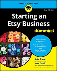 جلد سخت رنگی_کتاب Starting an Etsy Business For Dummies