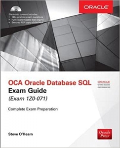 جلد معمولی سیاه و سفید_کتاب OCA Oracle Database SQL Exam Guide (Exam 1Z0-071) (Oracle Press)