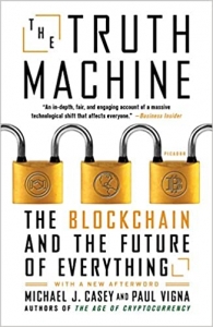 جلد معمولی سیاه و سفید_کتاب The Truth Machine: The Blockchain and the Future of Everything