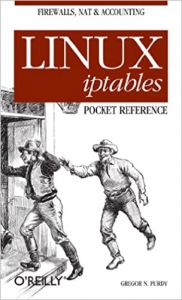 جلد سخت سیاه و سفید_کتاب Linux iptables Pocket Reference 1st Edition