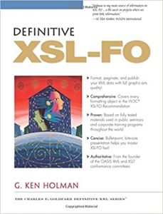 کتاب Definitive XSL-FO