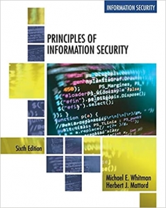 جلد سخت سیاه و سفید_کتاب Principles of Information Security 6th Edition
