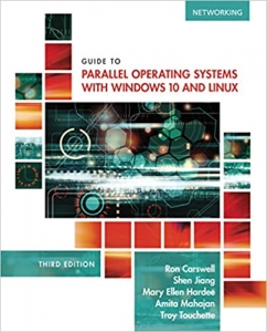 جلد معمولی سیاه و سفید_کتاب Guide to Parallel Operating Systems with Windows 10 and Linux