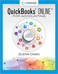 جلد سخت رنگی_کتاب Using QuickBooks Online for Accounting 2021