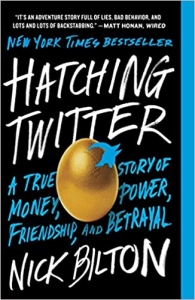 جلد معمولی سیاه و سفید_کتاب Hatching Twitter: A True Story of Money, Power, Friendship, and Betrayal