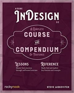 جلد سخت سیاه و سفید_کتاب Adobe InDesign CC: A Complete Course and Compendium of Features