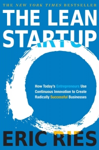 جلد معمولی سیاه و سفید_کتاب The Lean Startup: How Today's Entrepreneurs Use Continuous Innovation to Create Radically Successful Businesses