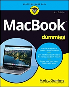 جلد معمولی سیاه و سفید_کتاب MacBook For Dummies 9th Edition