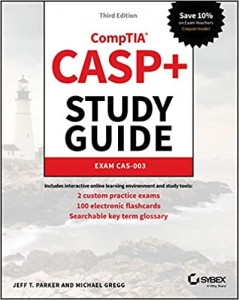 جلد سخت سیاه و سفید_کتاب CASP+ CompTIA Advanced Security Practitioner Study Guide: Exam CAS-003 3rd Edition