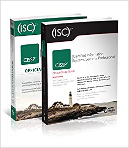 جلد سخت سیاه و سفید_کتاب (ISC)2 CISSP Certified Information Systems Security Professional Official Study Guide & Practice Tests Bundle