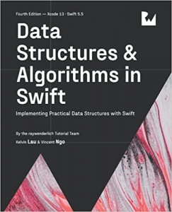 جلد معمولی سیاه و سفید_کتابData Structures & Algorithms in Swift (Fourth Edition): Implementing Practical Data Structures with Swift