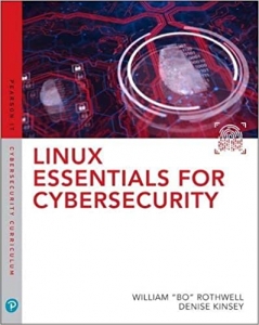 جلد سخت سیاه و سفید_کتاب Linux Essentials for Cybersecurity (Pearson It Cybersecurity Curriculum (Itcc))