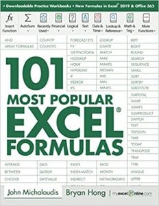 جلد سخت سیاه و سفید_کتاب 101 Most Popular Excel Formulas (101 Excel)