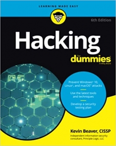 جلد سخت سیاه و سفید_کتاب Hacking For Dummies