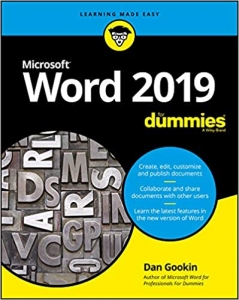 جلد سخت رنگی_کتاب Word 2019 For Dummies