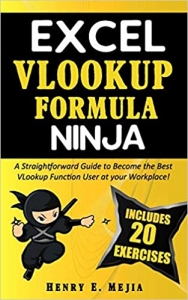 جلد معمولی رنگی_کتاب EXCEL VLOOKUP FORMULA NINJA: A Straightforward Guide to Become the Best VLookup Function User at your Workplace! (Excel Ninjas)