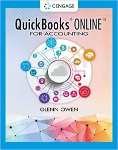 جلد معمولی سیاه و سفید_کتاب Using QuickBooks Online for Accounting 2022