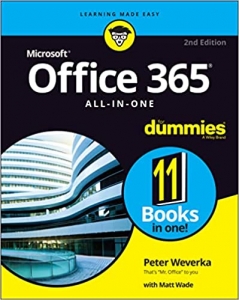 جلد معمولی سیاه و سفید_کتاب Office 365 All-in-One For Dummies (For Dummies (Computer/Tech))