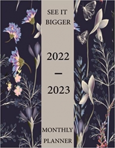 جلد سخت رنگی_کتاب see it bigger planner 2022-2023 monthly Plan ahead: 2 year calendar 2022-2023 monthly planner | 24 Months Yearly Planner Monthly Calendar Large Schedule Organizer , (Size: 8.5x11)