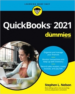 جلد سخت رنگی_کتاب QuickBooks 2021 For Dummies