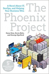 جلد سخت رنگی_کتاب The Phoenix Project (A Novel About IT, DevOps, and Helping Your Business Win)