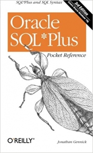 جلد معمولی سیاه و سفید_کتاب Oracle SQL*Plus Pocket Reference: A Guide to SQL*Plus Syntax (Pocket Reference (O'Reilly)) Third Edition