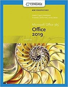 جلد معمولی رنگی_کتاب New Perspectives MicrosoftOffice 365 & Office 2019 Introductory (MindTap Course List)