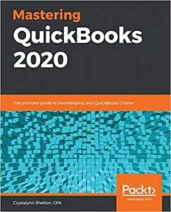 جلد سخت رنگی_کتاب Mastering QuickBooks 2020: The ultimate guide to bookkeeping and QuickBooks Online