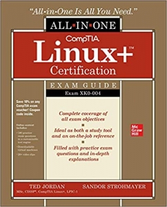 جلد معمولی سیاه و سفید_کتاب CompTIA Linux+ Certification All-in-One Exam Guide: Exam XK0-004