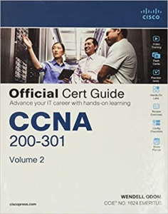 جلد سخت سیاه و سفید_کتاب CCNA 200-301 Official Cert Guide, Volume 2